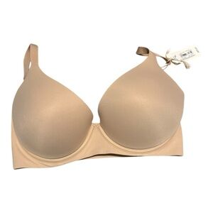 NWT 32DD Smoothez by Aerie Nude Seamless plunge push up bra